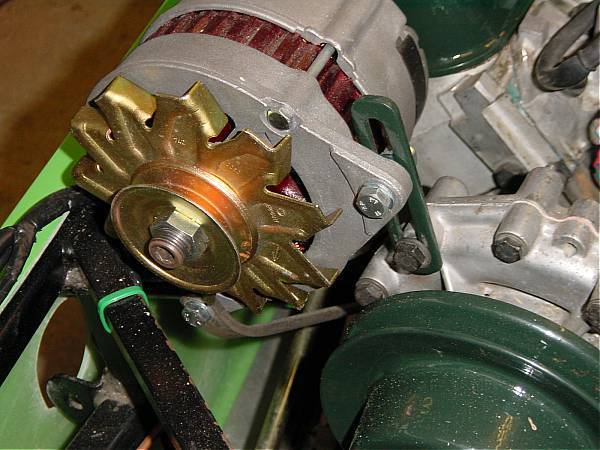 Front
                lower and tensioner mounting