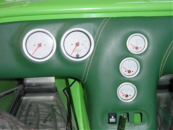 Dials close
                up.