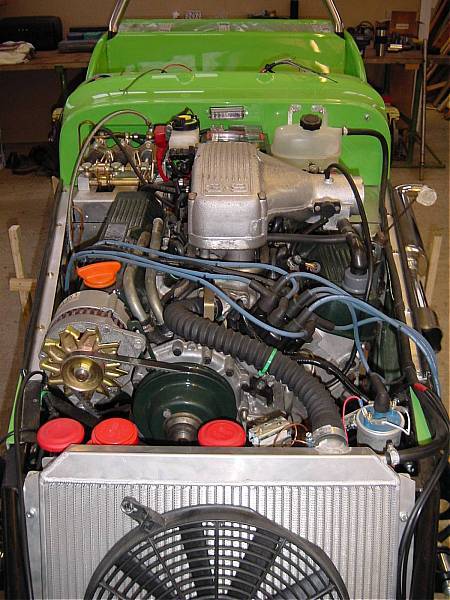 Just add water and petrol with
                a dash of exhaust headers and off we go!