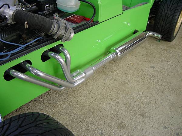 Matt chrome headers