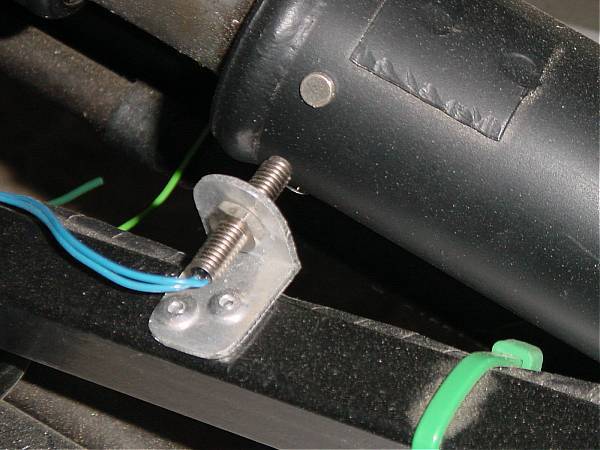 Elegant and neat solution to speedo sensor mount
                problem.