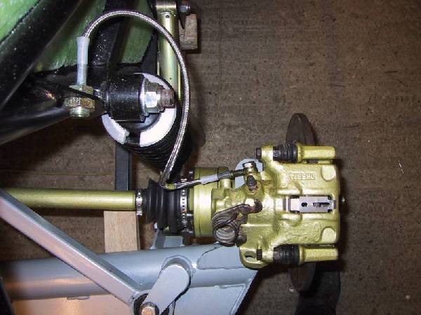 Aeroquip should be mounted the other way in the chassis!