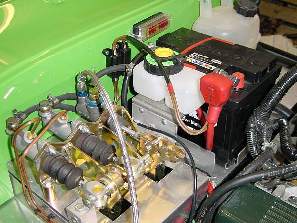 Hmmm, how will the
                heater pipes and EFi loom pass through this lot?